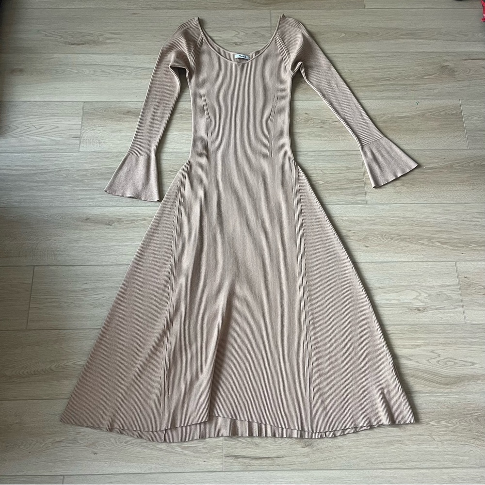 Madewell Tan Sweater Dress
